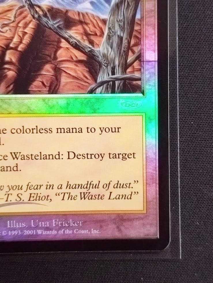 MTG 不毛の大地/Wasteland ジャッジ褒賞 FOIL 旧枠 DCI