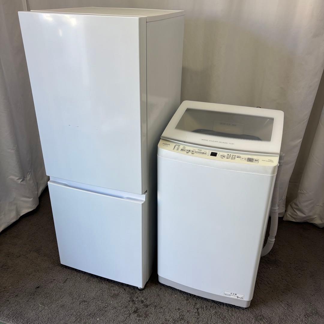 87　冷蔵庫　洗濯機　200ℓ　7キロ　家電セット　24年　綺麗　設置無料　安い