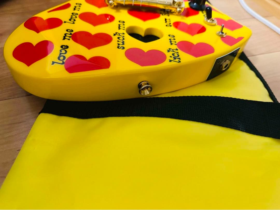 超レア極美品✨Burny MG-Jr.モッキンバード HIDE イエローハート