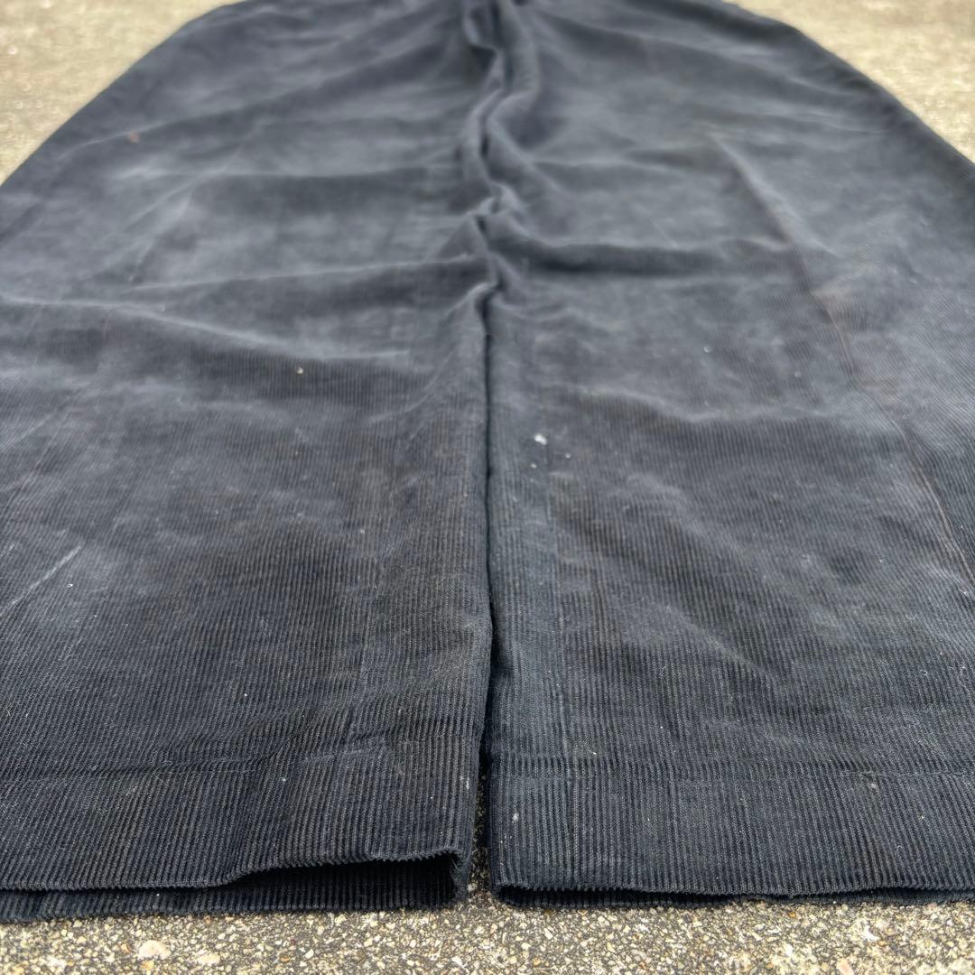 80s vintage コーデュロイパンツ 細畝 ツータック yzip