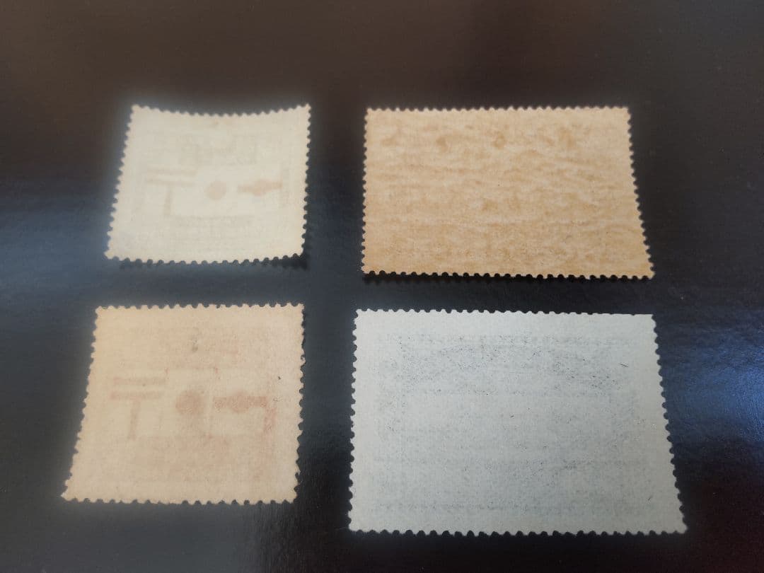 1921年 郵便創始50年 4種完 NH未使用品