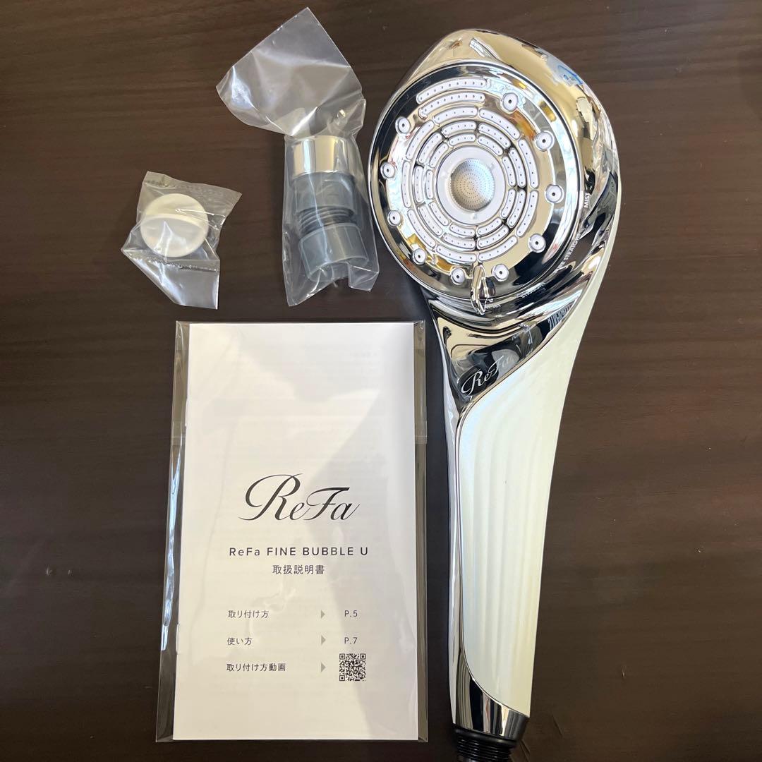 リファREFAファインバブルU シャワーヘッド ホワイト