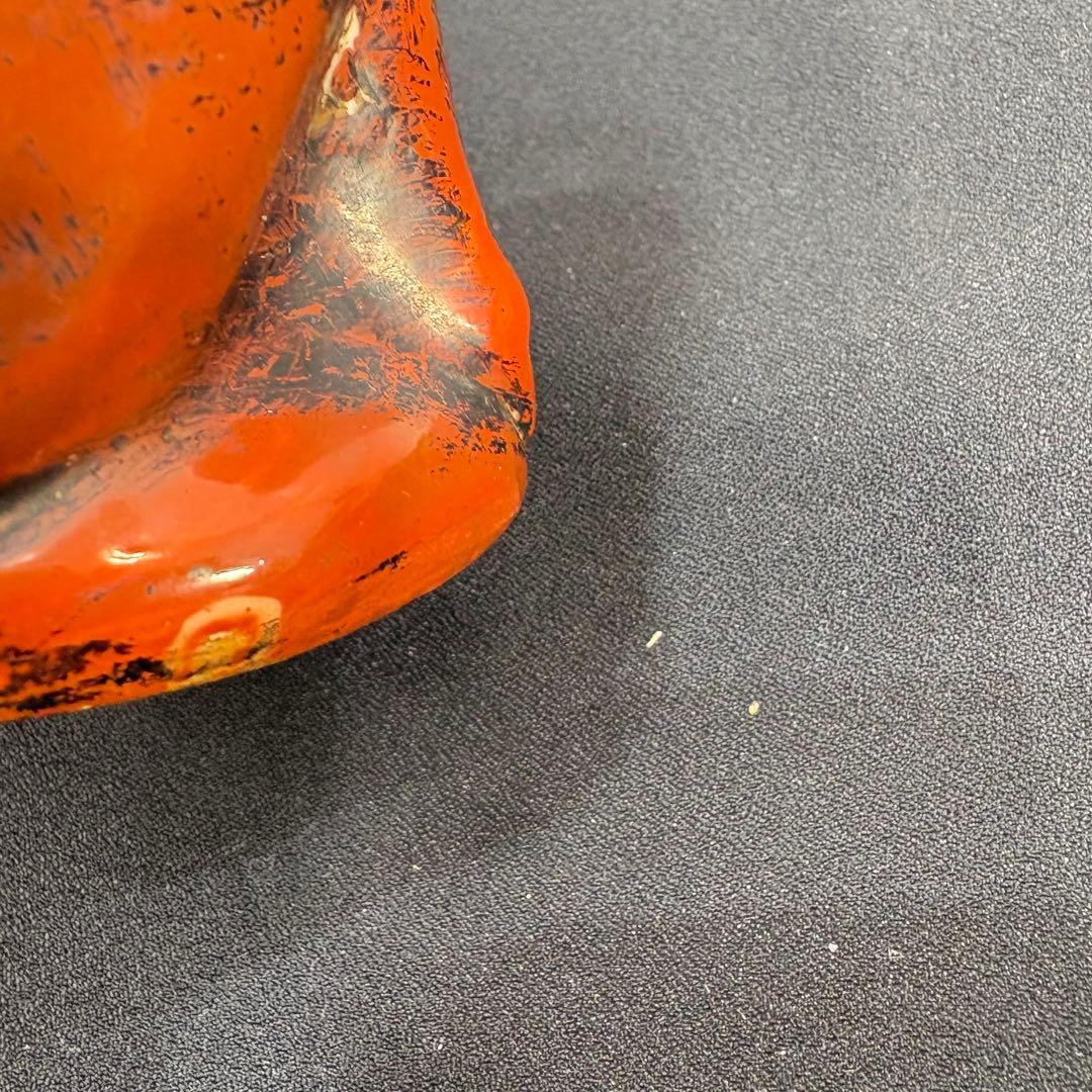 九谷焼　古九谷　和装美人　達磨の耳かき像　明治期？　置物　飾り物　時代物