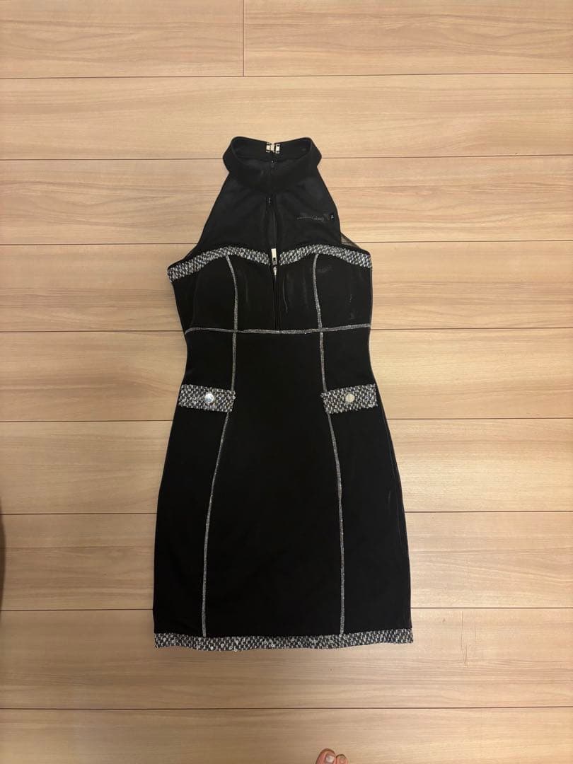 【Glossy/グロッシー】ラメパイピング　キャバドレス