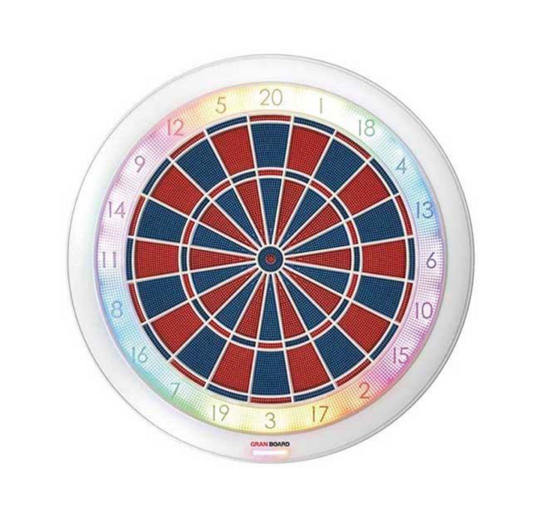 新品　グランボード132(GRAN BOARD132)ホワイト ダーツボード 白