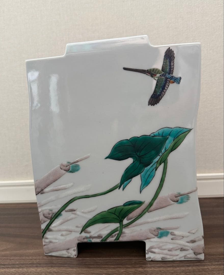 武腰一憲　九谷焼 陶器花器