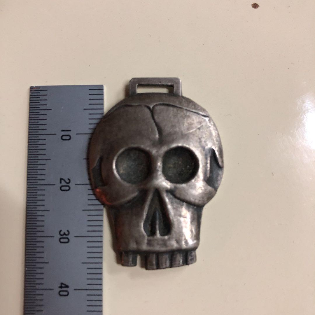 戦前　シルバー　骸骨　ガボール　ハーレー　チョッパー　骨董　アンティーク　スカル