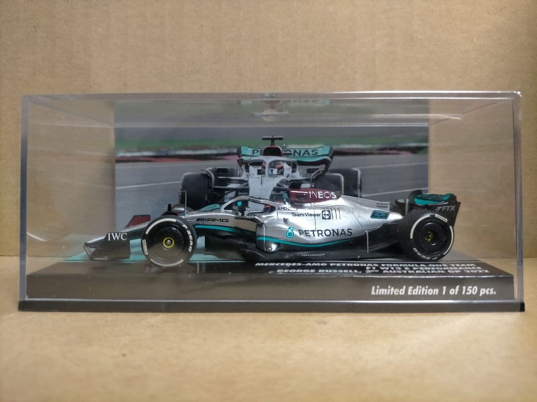 PMA 1/43 メルセデス ペトロナス F1 W13 ラッセル 63 2022