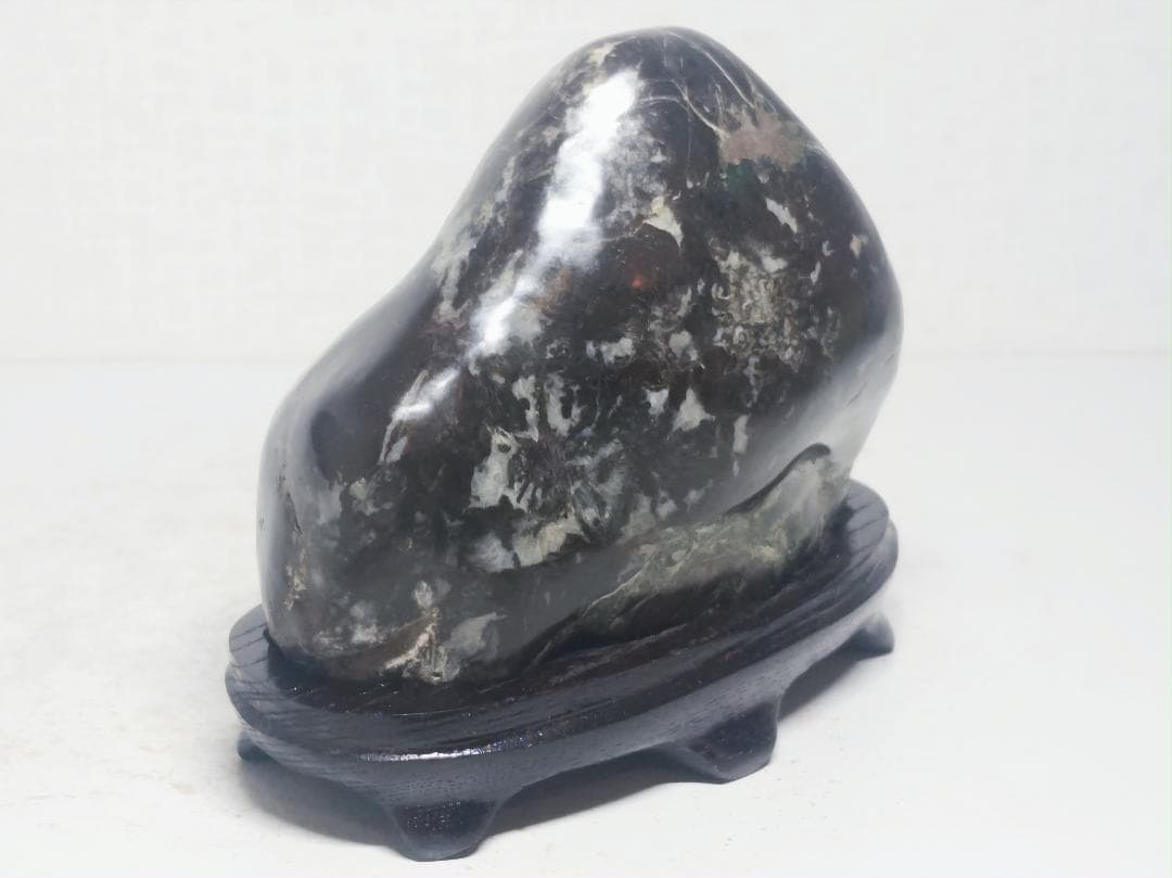 菊花石 1.1kg 紋石 原石 鑑賞石 自然石 誕生石 鉱物 鉱石 水石 置石