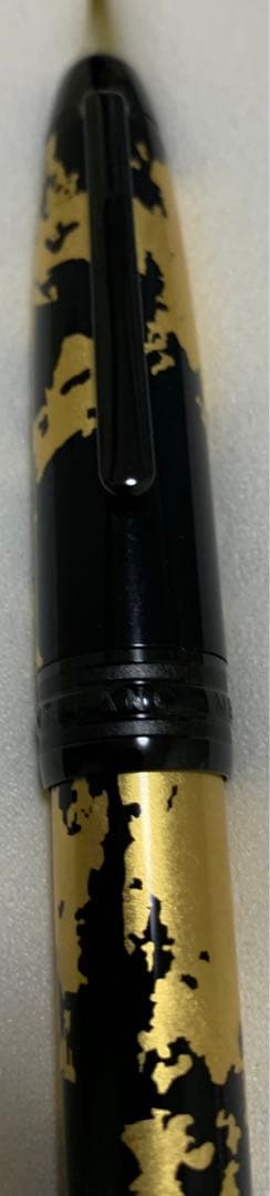 モンブラン マイスターシュテュック ソリテールカリグラフィーゴールドリーフ万年筆