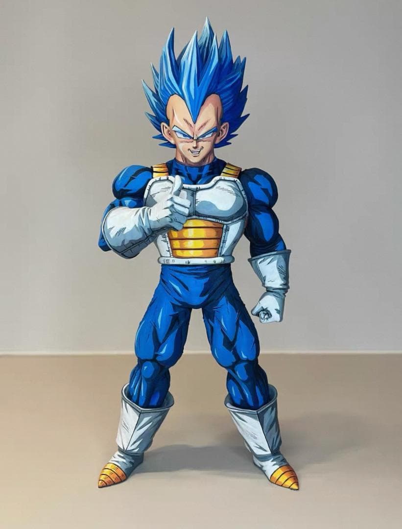 ドラゴンボール ベジータ リペイント 双頭彫 フィギュア