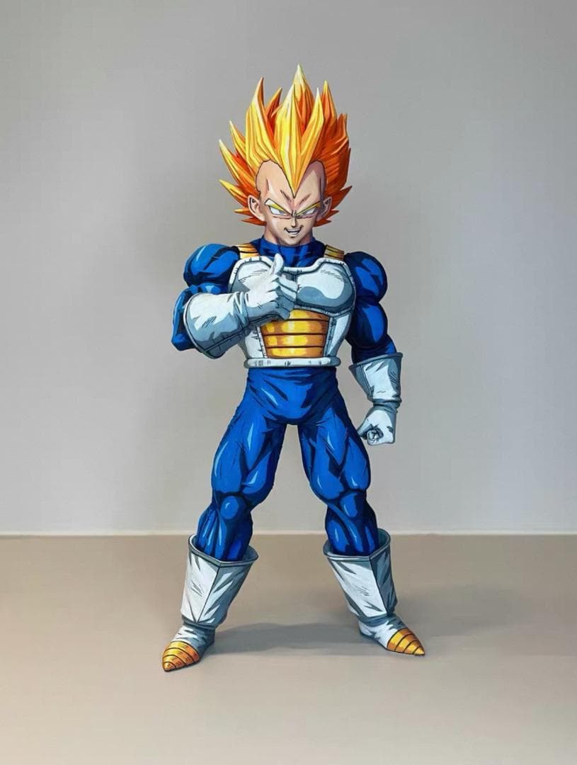ドラゴンボール ベジータ リペイント 双頭彫 フィギュア