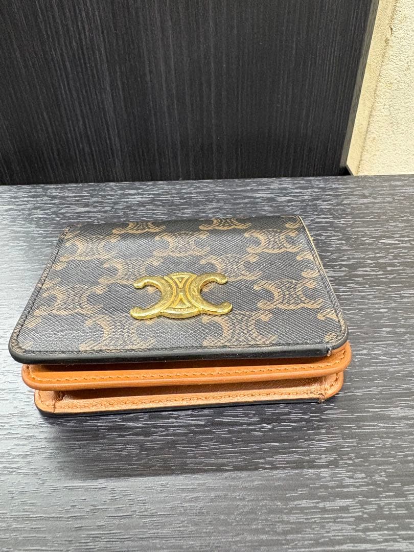 Celine 二つ折り財布 ブラック