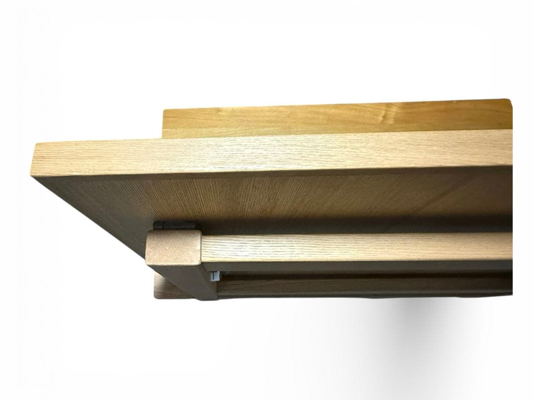 【無印良品】ドレッサーテーブル 天然木タモ材 鏡付き シンプルデザイン