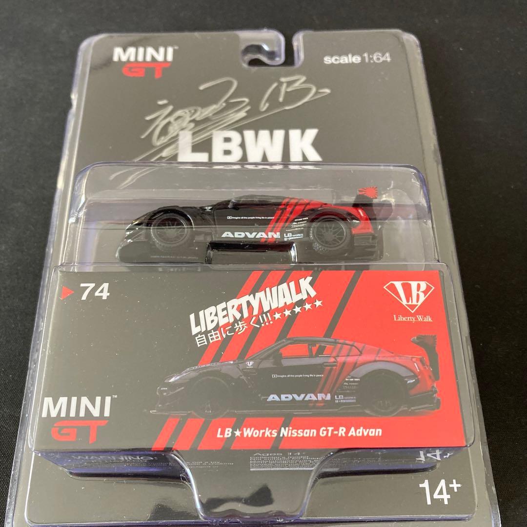 ミニカー MINI GT LB WORKS GT-R ADVAN