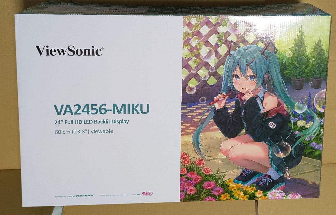 初音ミクコラボディスプレイ　23.8型フルHD