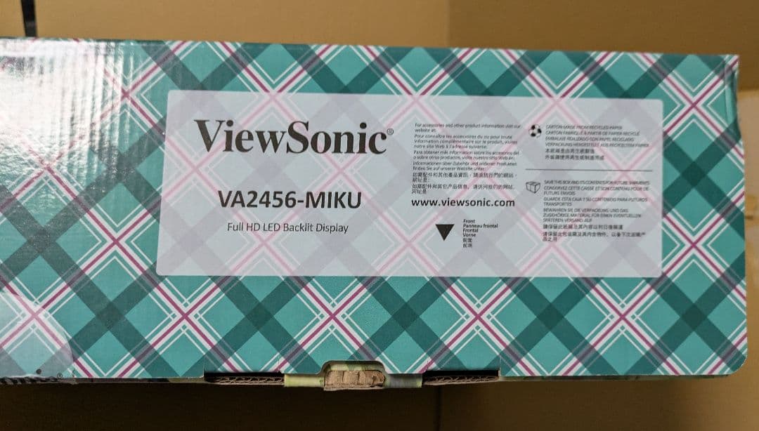 初音ミクコラボディスプレイ　23.8型フルHD