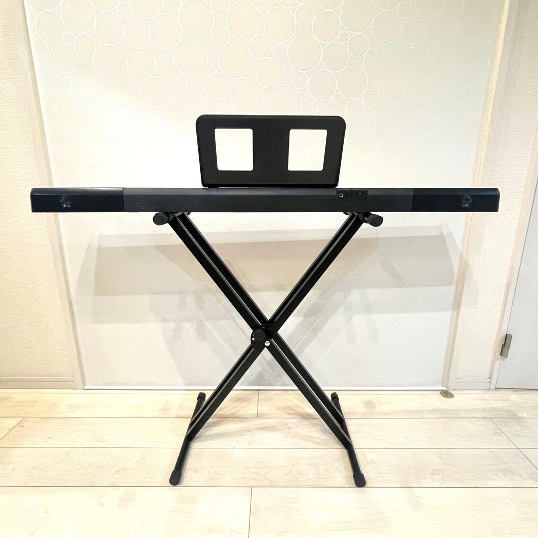 【美品】Longeye 88鍵 ポータブル電子ピアノ スタンド 椅子付