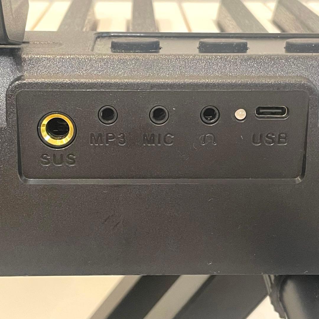 【美品】Longeye 88鍵 ポータブル電子ピアノ スタンド 椅子付