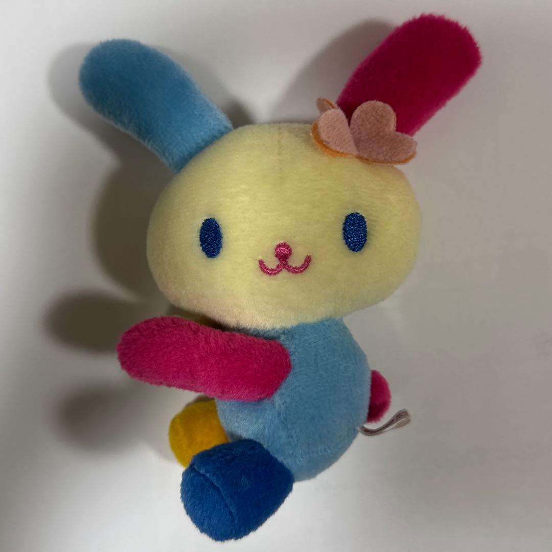 【激レア】【希少】　平成レトロ　サンリオ　ウサハナ　マグネット付き　ぬいぐるみ