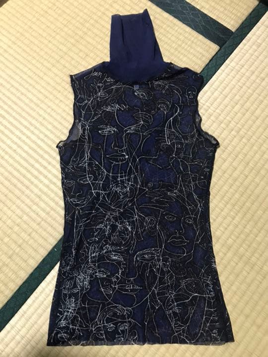 jean paul gaultier ゴルチェ パワーネット　顔柄トップス