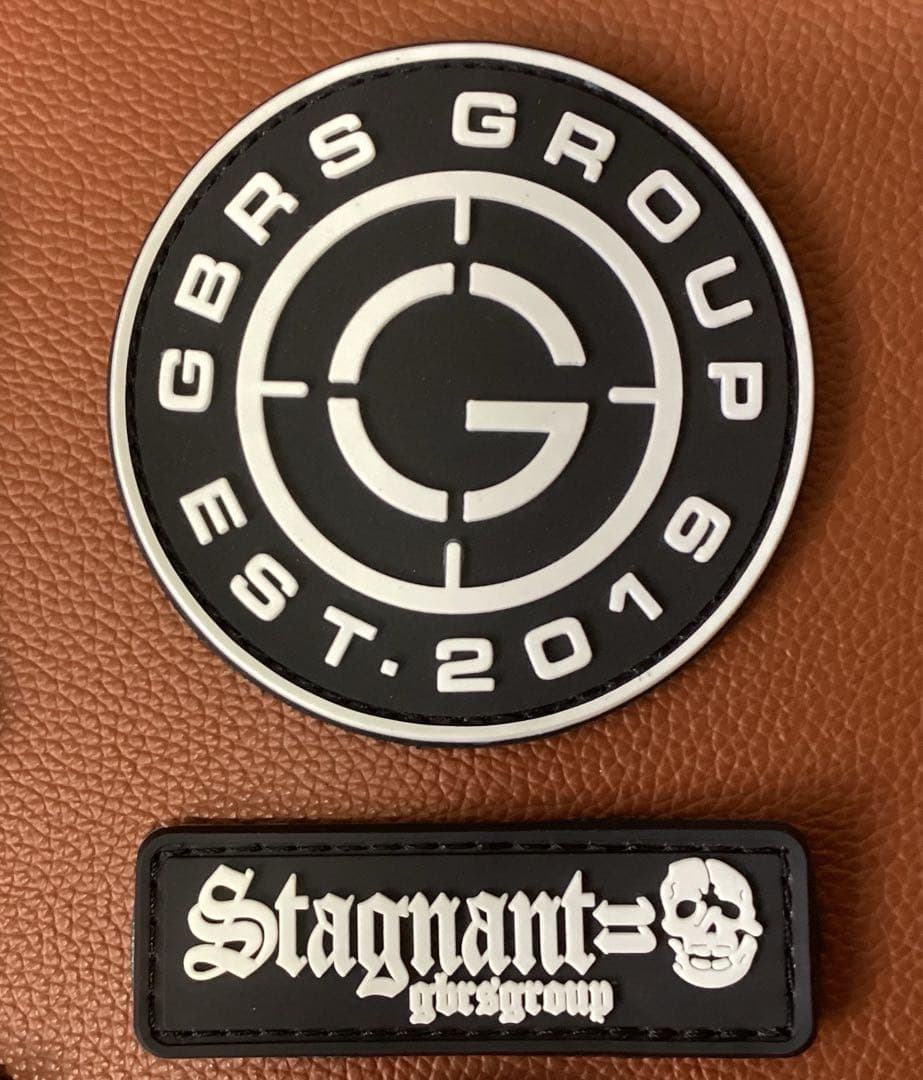 GBRSグループ ミリタリー ラバーパッチベルクロ ワッペン 9枚セット