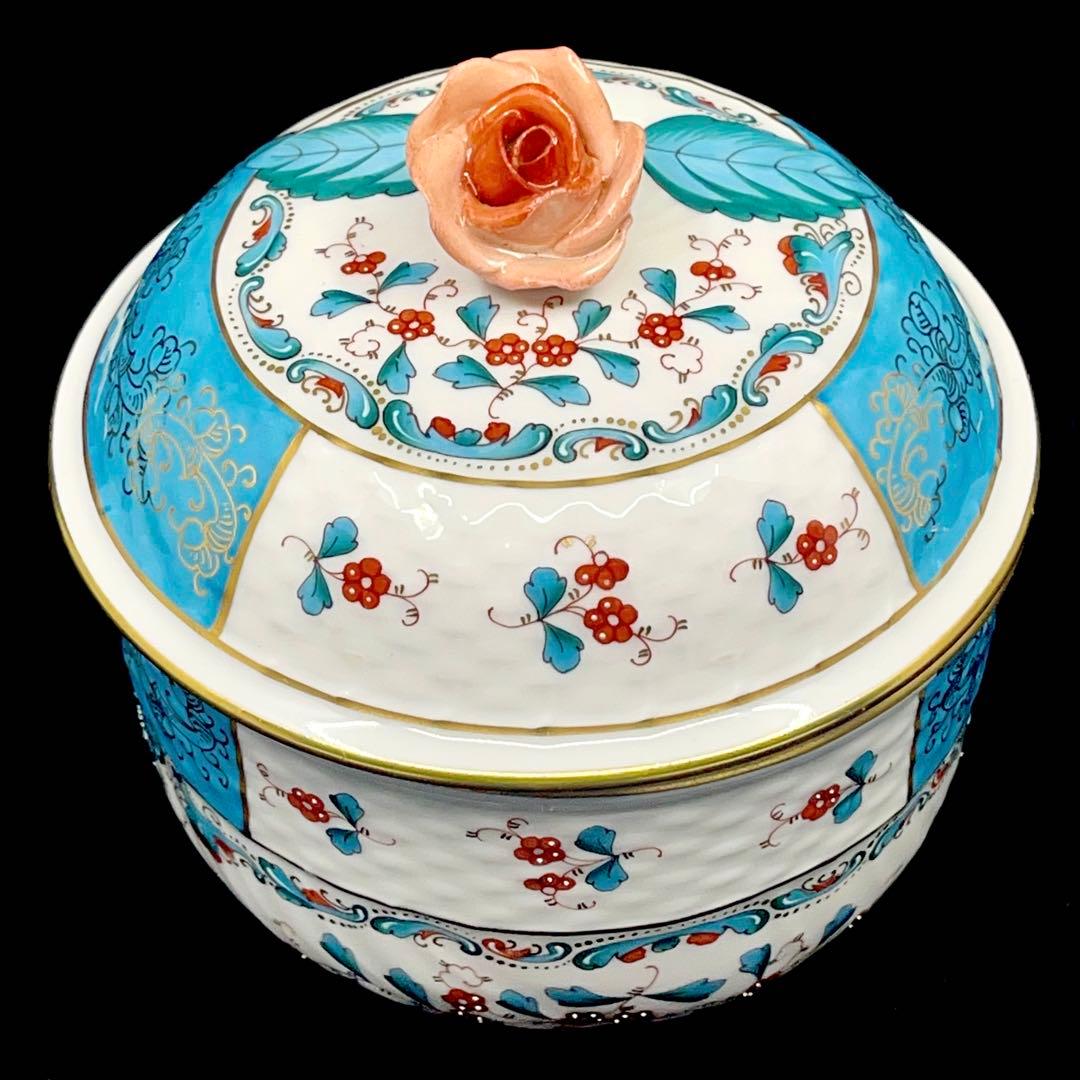 ヘレンド　トゥッピーニの角笛 シュガーポット