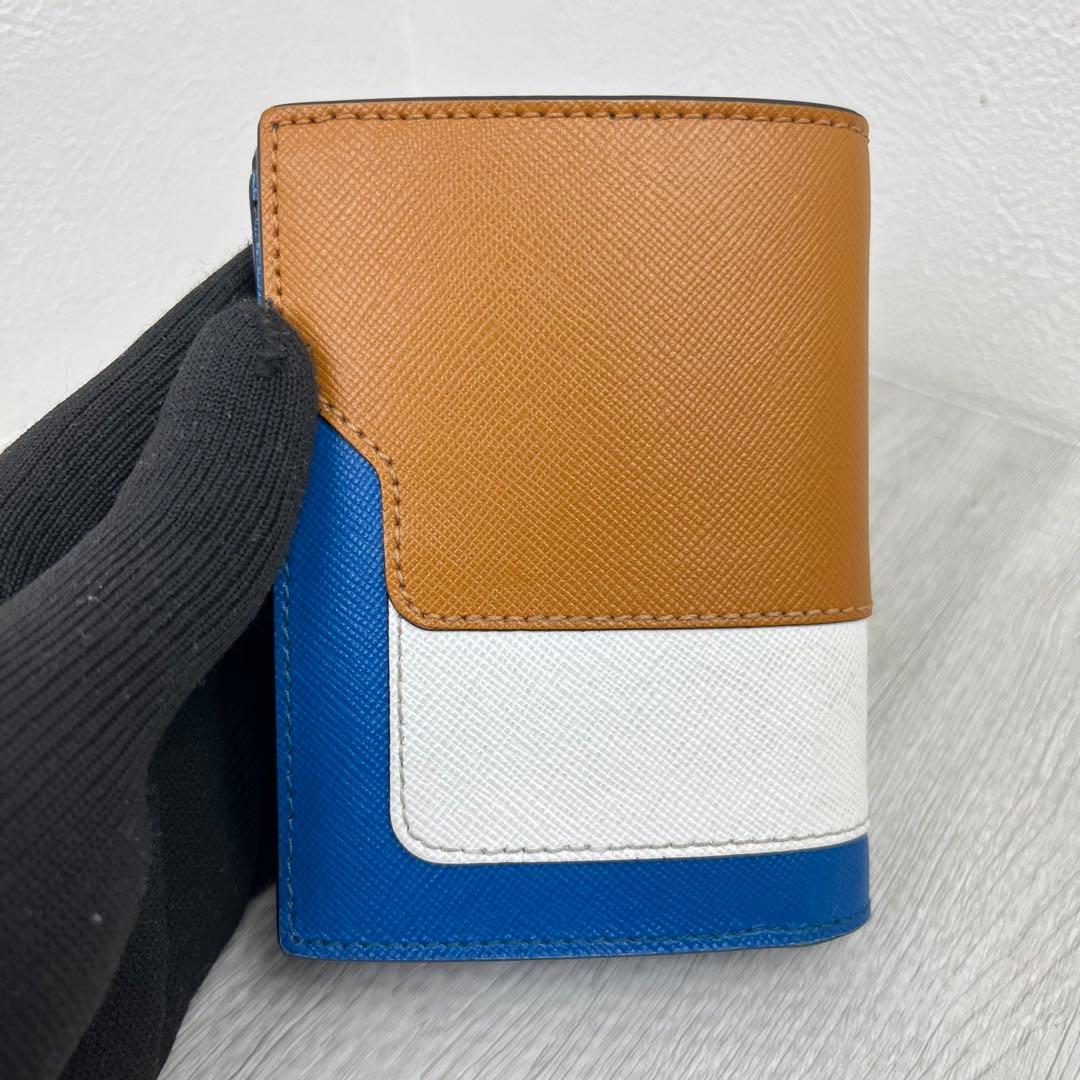 可愛い✨ MARNI マルニ 折り財布 マルチカラー サフィアーノレザー