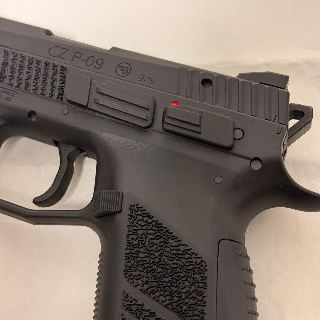 CZ P-09 ガスガン ブラック ガスブローバック ハンドガン KJWORKS