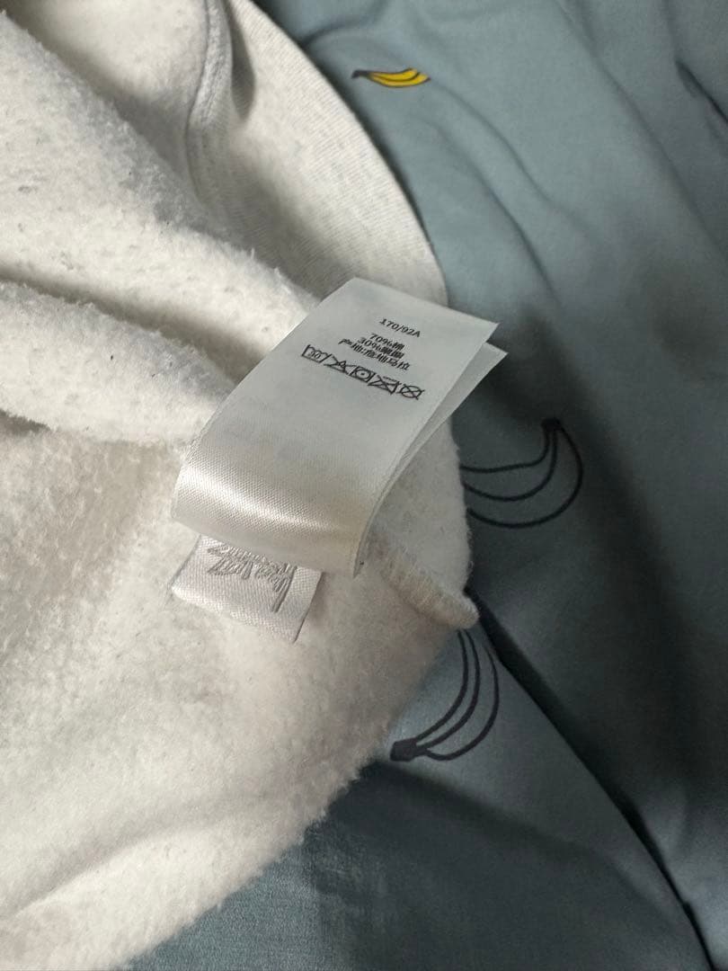 Stussy グレー パーカー サイズs 正規品