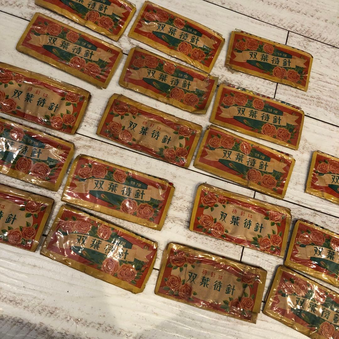 古い日本のまち針　待針　アンティーク　古道具　ブロカンテ　10個まとめて　激レア