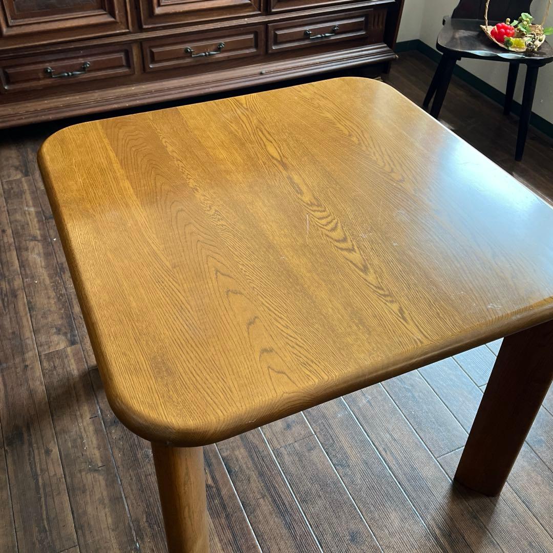 k364r120 浜本工芸 楢無垢材ダイニングテーブル DT-11 ダークオーク