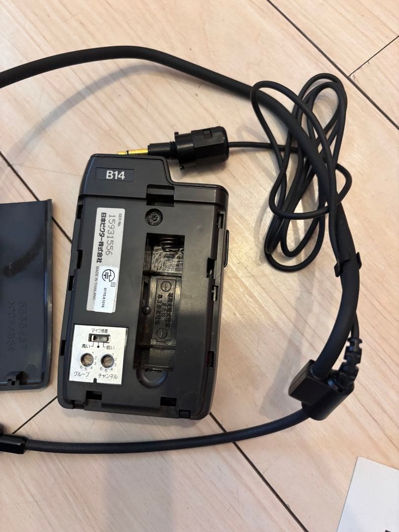 JVC ワイヤレスマイク WM-P860 ヘッドセット WT-UM82