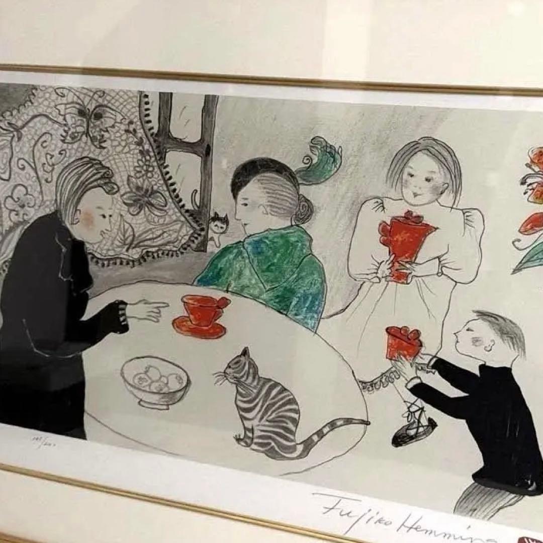 2004.フジ子.ヘミング希少絵画　シルクスクリーン