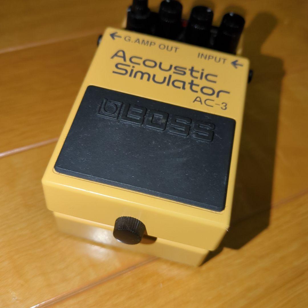 BOSS AC-3 Acoustic Simulatorと電源psa-100s