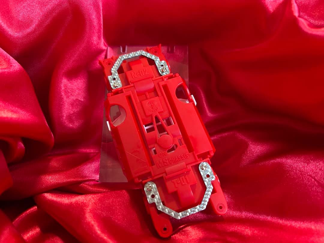 Ｎｏ．1 ミニ四駆 MSフレキ レッドシャーシ パーフェクトセット