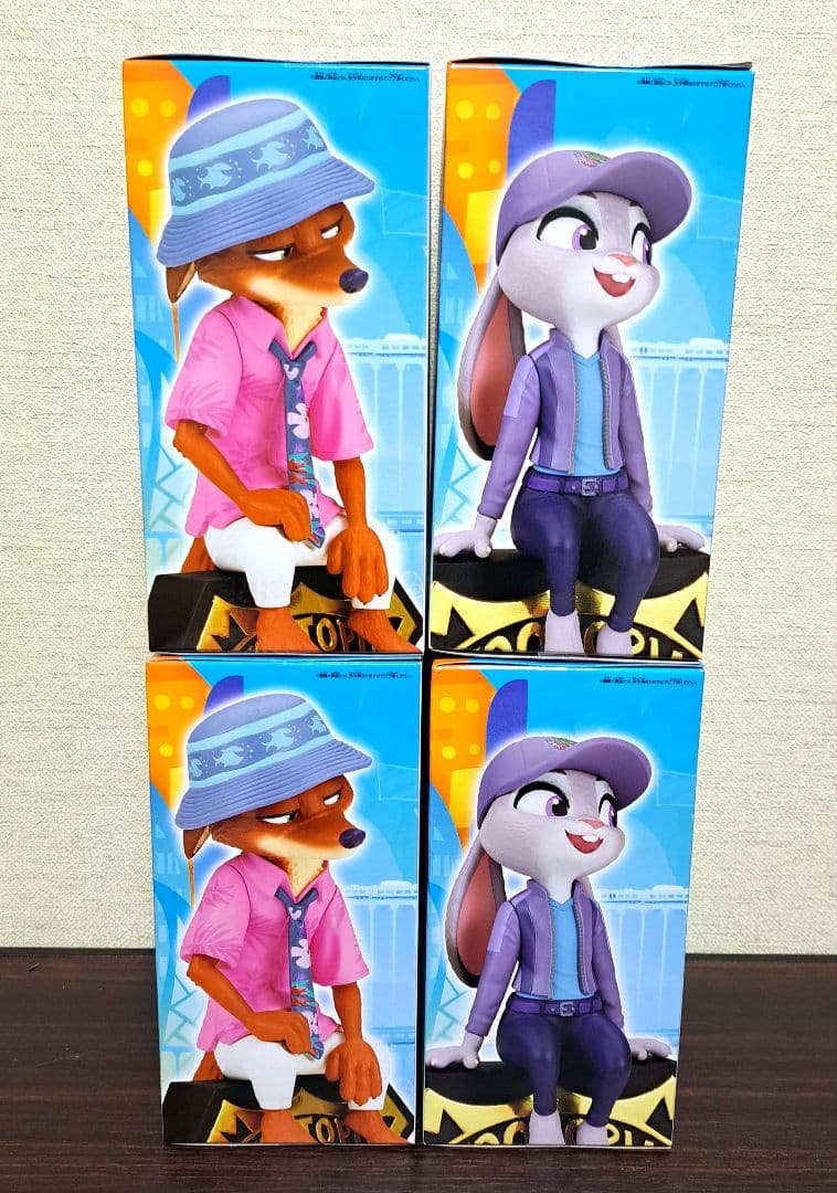 ズートピア2/モニタートップフィギュア/ニック/ジュディ(各2点・４点セット)