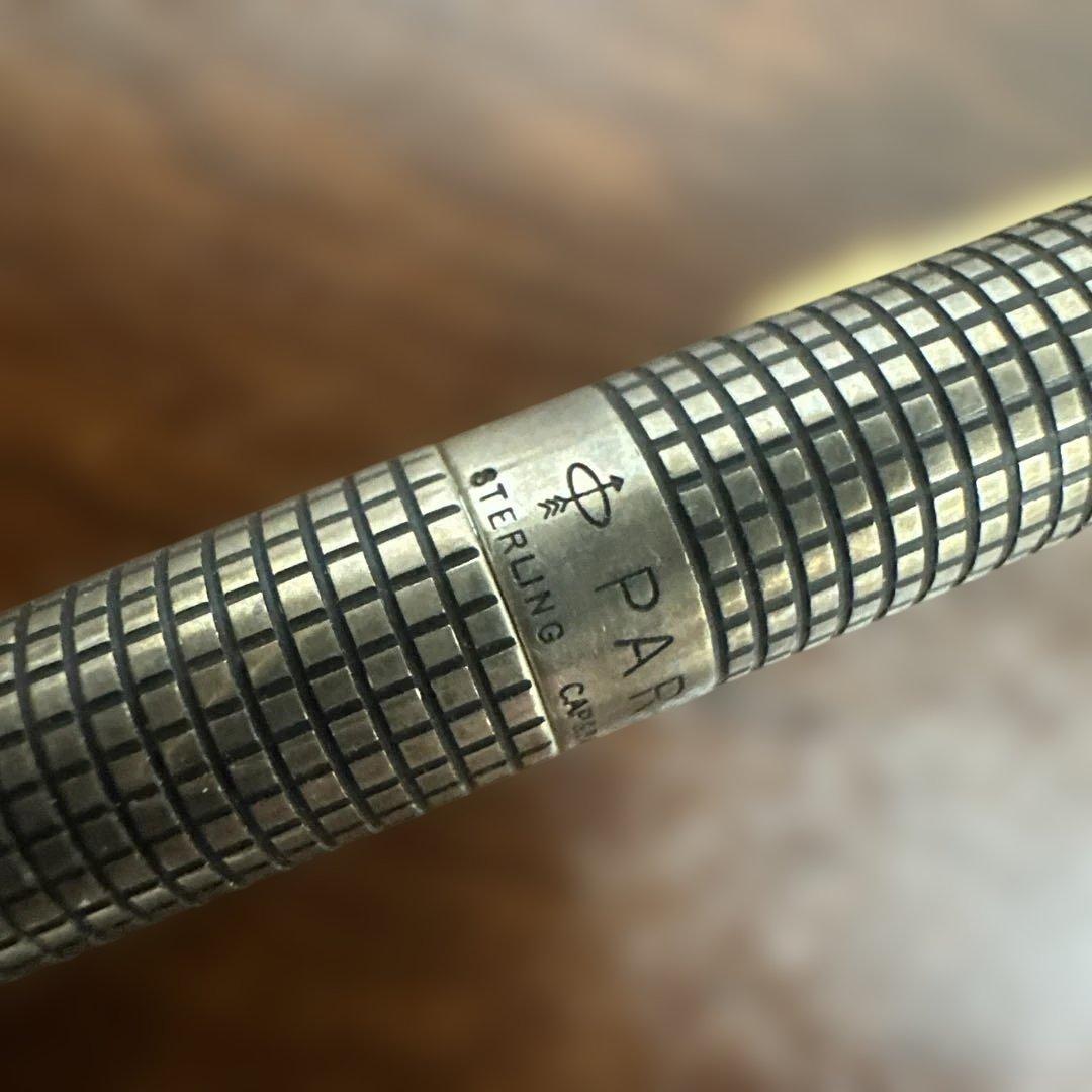 ★ヴィンテージ★PARKER75ボールペンスターリングシルバー芯入り