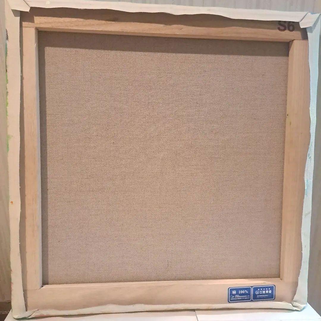 キャンバス油絵 専用　リップちゃんとシロちゃんの仲良しドライブ♪大きいキャンバス