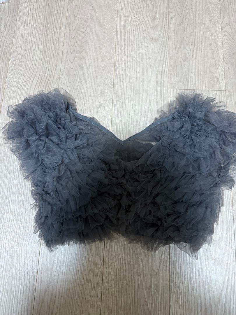 オールインワンパーティードレス　フリル