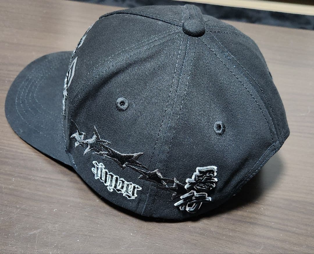 syna world STAR CAP BLACK キャップ