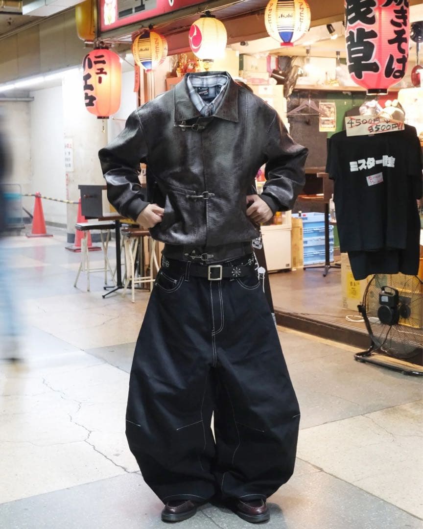 ジャケット・アウター belvet Leopard Lined Fireman Jacket