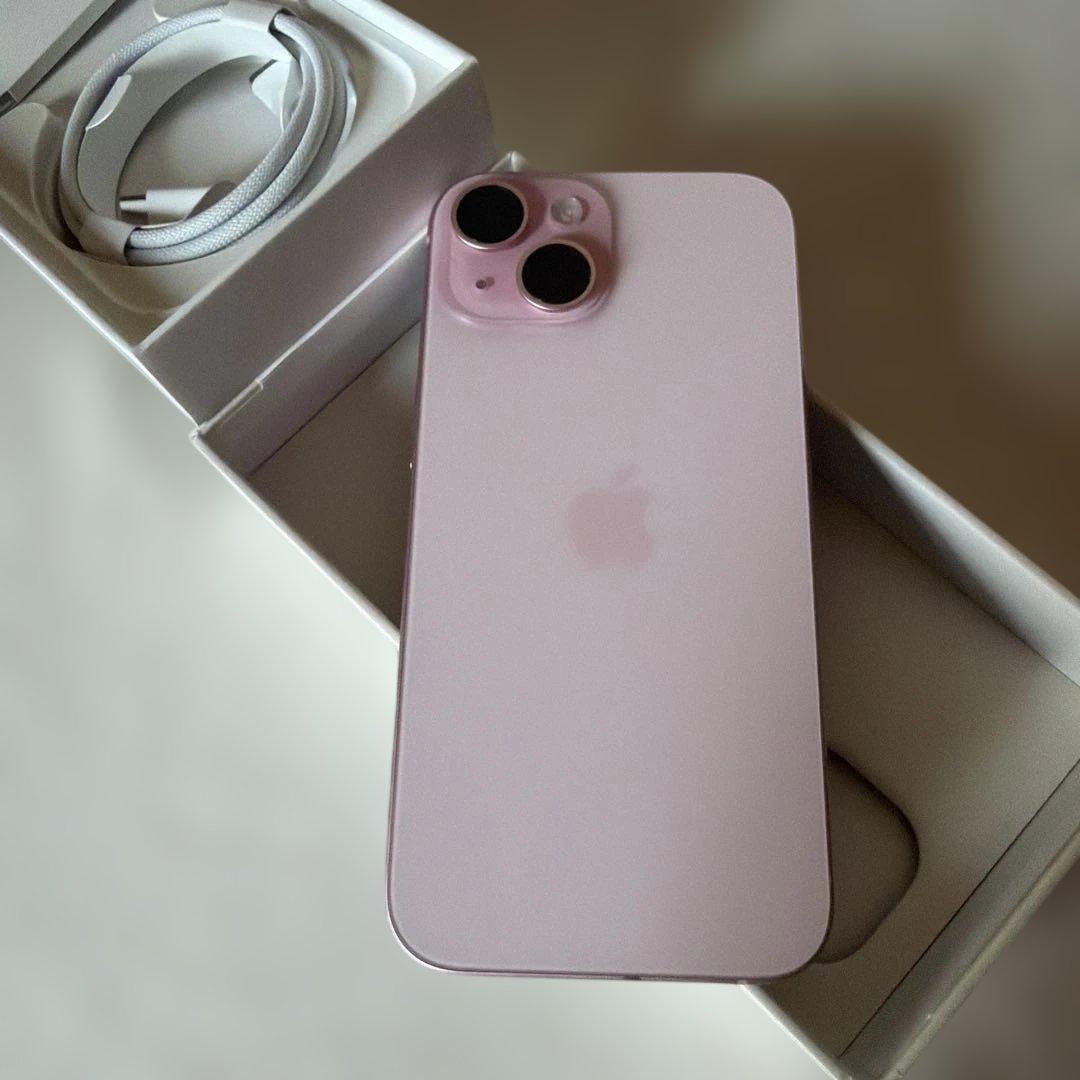 iPhone15 128GB おまけ付き　ピンク