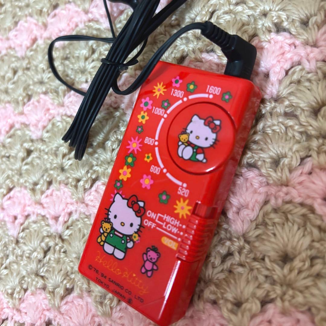 1994年製　キティ AM/FMラジオ 電池式 キャラクターグッズ 稀少