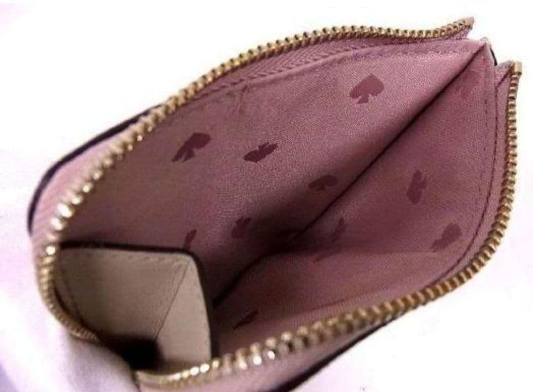 Kate Spade 二つ折り財布 ピンクベージュ