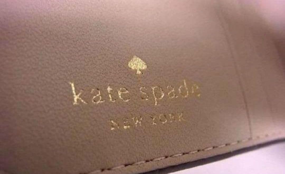 Kate Spade 二つ折り財布 ピンクベージュ