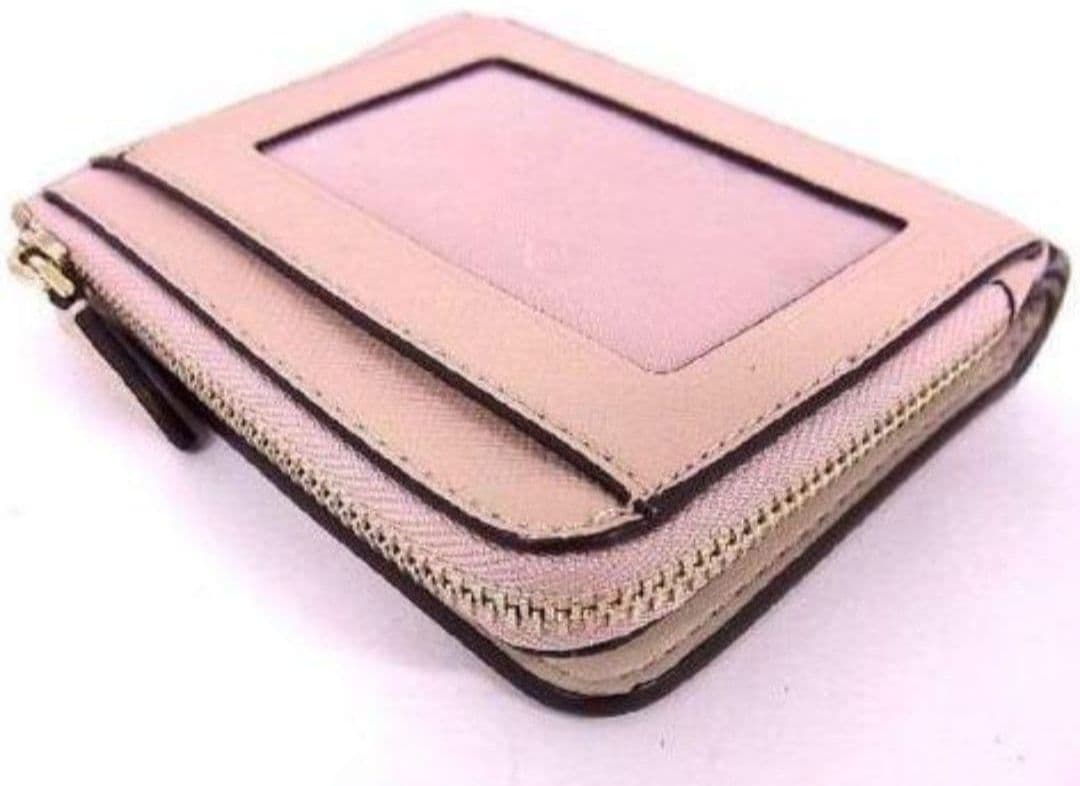 Kate Spade 二つ折り財布 ピンクベージュ