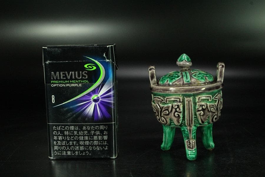 中国美術 コウチ 三足 香炉(K-XA859)