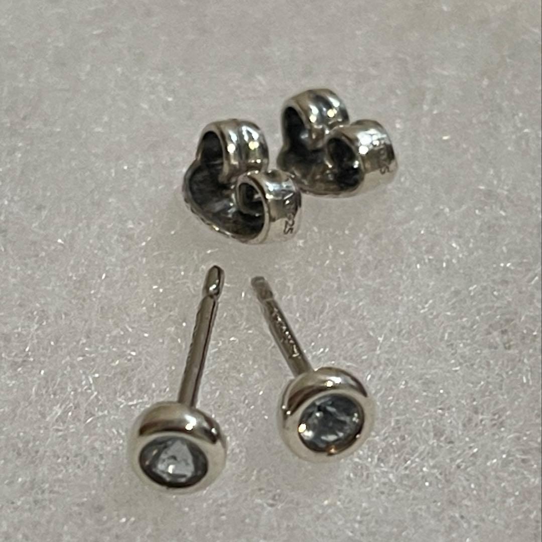 ティファニー　42mm アクアマリン　ピアス