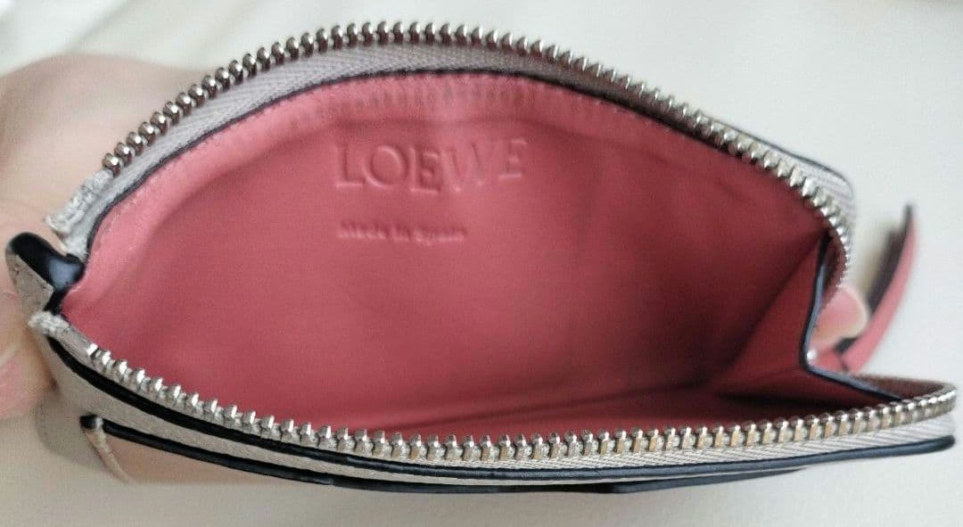 ロエベ  カードホルダー ソフト グレイン カーフスキン